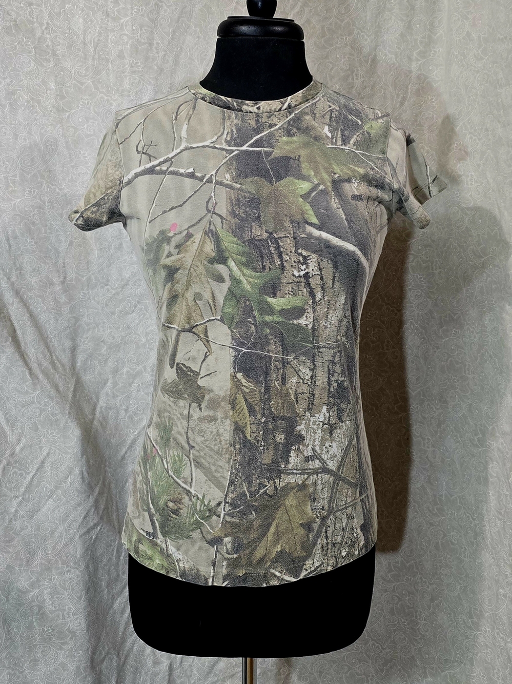 Realtree APG Camo Short Sleeve Everyday Tee Shirt Distressed Streetwear SM
